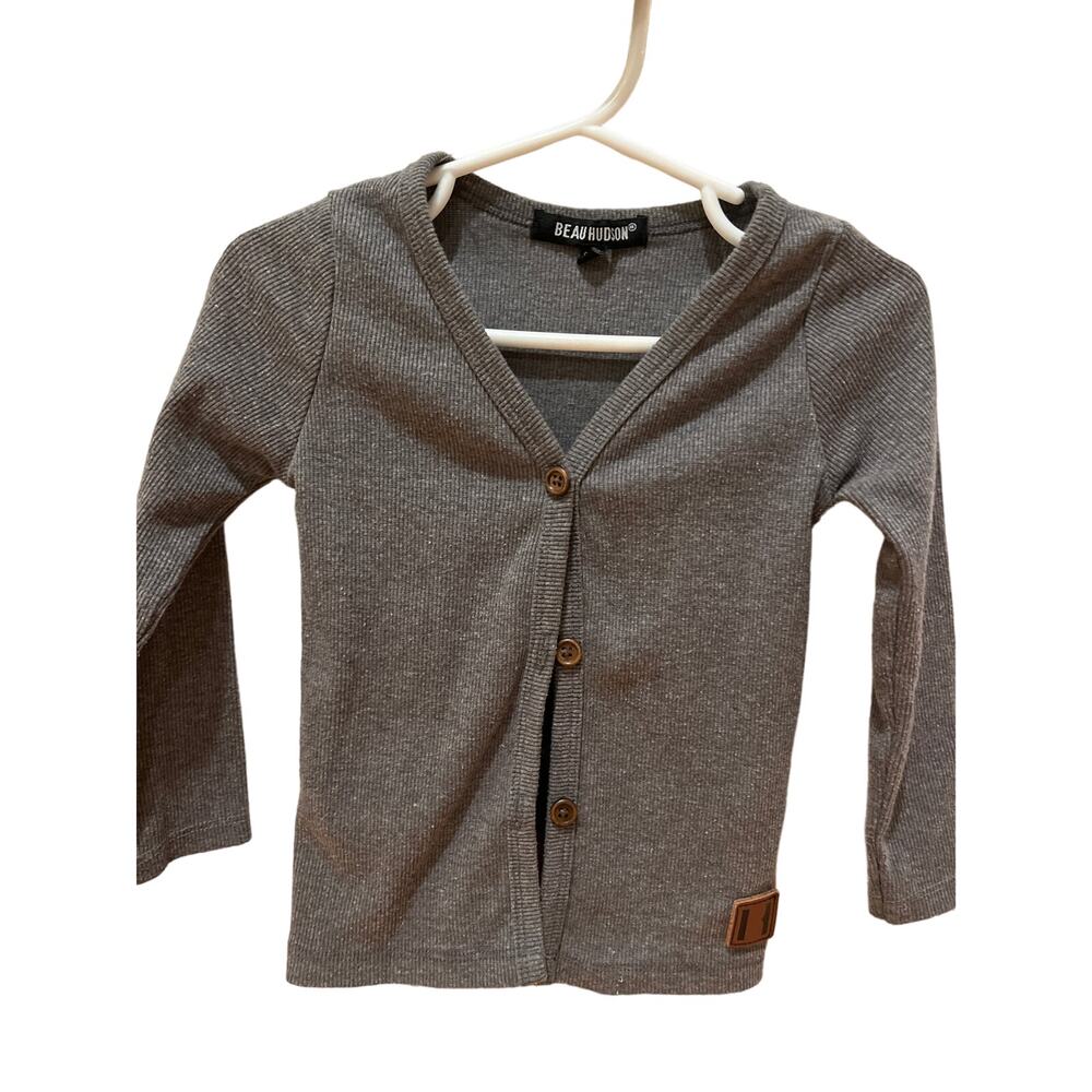 9-12 mos BEAU HUDSON Baby Ribbed cardigan 😍